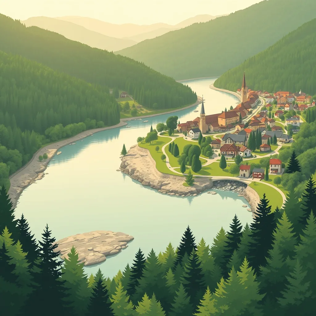 İnkumu Plajı ve Çevresi illustrator