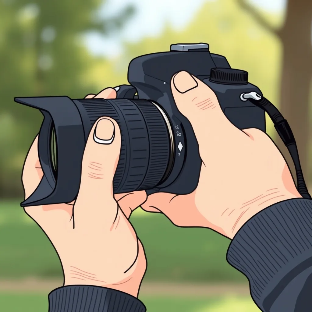 Kamera üzerinden odak ve diyafram ayarı