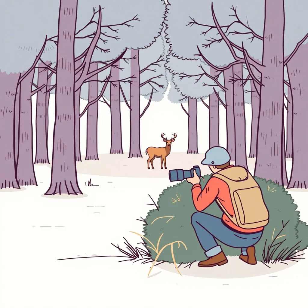 Uzaktan ve sessizce hayvan fotoğrafı çekmek