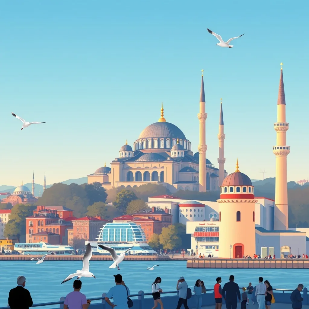 Ulaşım: Şehri Trafiğe Takılmadan Dolaşmak illustrator