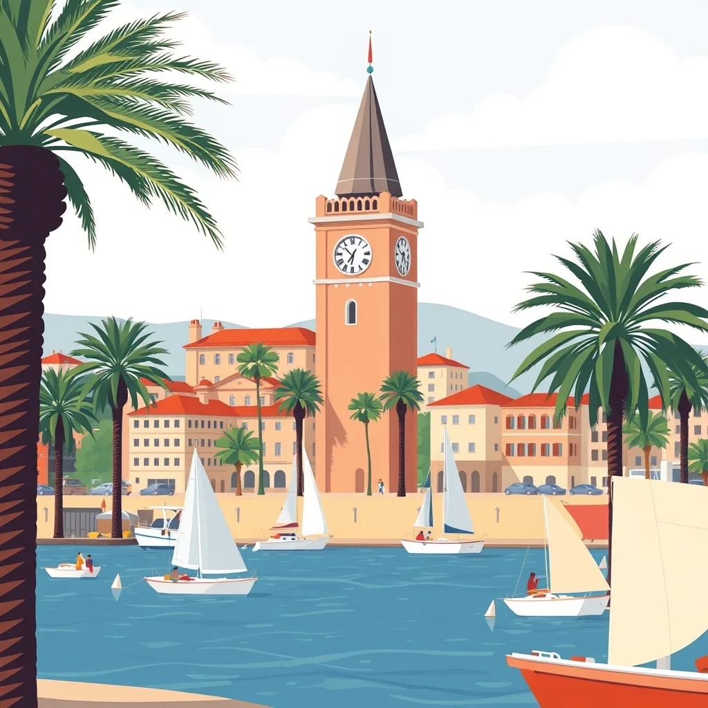 Öğle: Kemeraltı'nda Yemek ve Tarihi Asansör illustrator