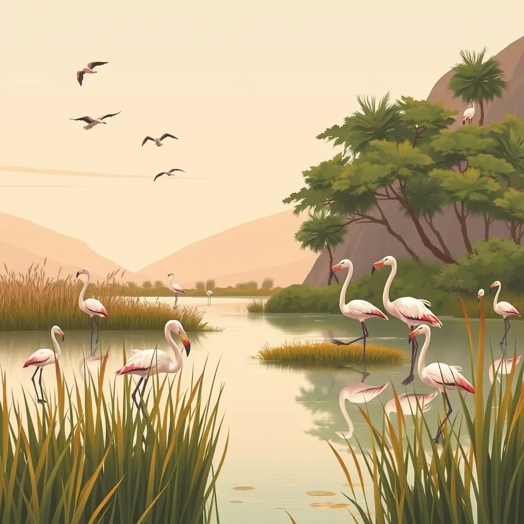 Manyas Kuş Cenneti'nin Tarihçesi illustrator